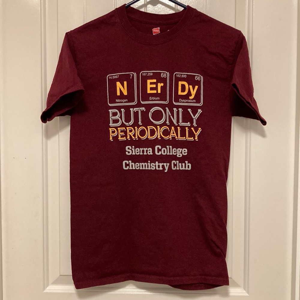Nerdy, but only periodically Sierra College tee